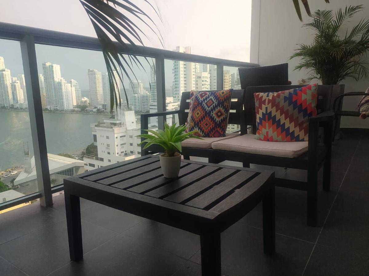 Lujoso Apartamento En Bocagrande Cartagena Eksteriør bilde